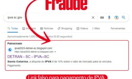 Detran/SC alerta para golpe de site falso oferecendo desconto no IPVA