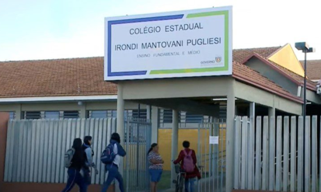 Aluno aponta arma para colega em escola do Paraná