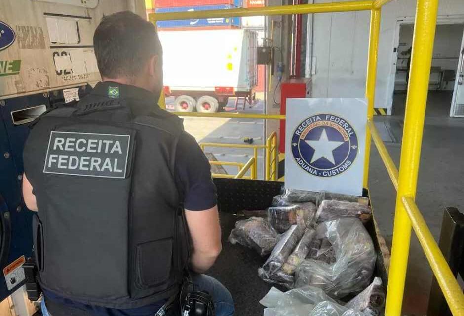 Contêiner de maçãs escondia carga milionária de cocaína em SC e revela tráfico à Europa