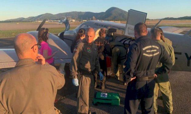 Batalhão de Aviação salva criança de 4 anos com necessidade de hemodiálise em SC