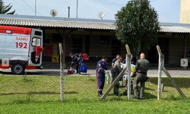 Pneu explode e trabalhador fica gravemente ferido na Serra Catarinense