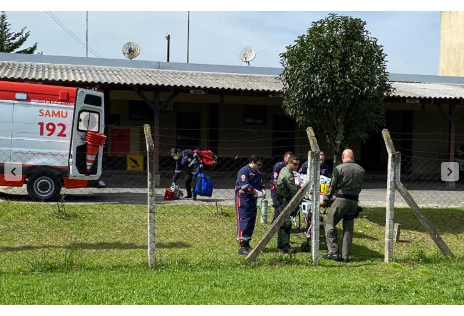 Pneu explode e trabalhador fica gravemente ferido na Serra Catarinense