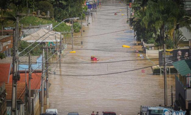 SC mantém número de 135 municípios com ocorrências e sobe para 89 as cidades em situação de emergência devido às cheias