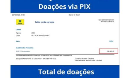 Prefeitura de Taió presta contas de valores arrecadados via Pix