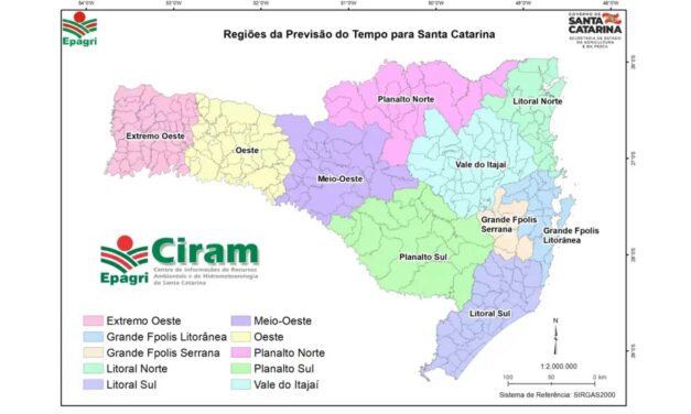 Confira a previsão do tempo para esta semana em SC