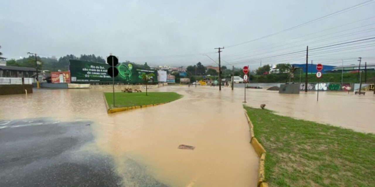 Rio do Sul registra a 5ª enchente em 2023