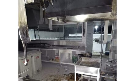 Fritadeira provoca incêndio em posto de combustíveis, em Pouso Redondo