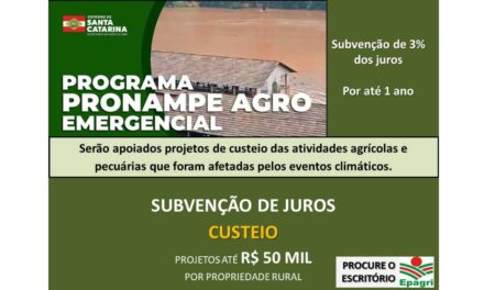 Agricultores de Otacílio Costa podem solicitar ajuda através do Recupera SC