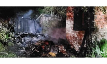 Incêndio deixa homem com parte do corpo queimado, em Otacílio Costa