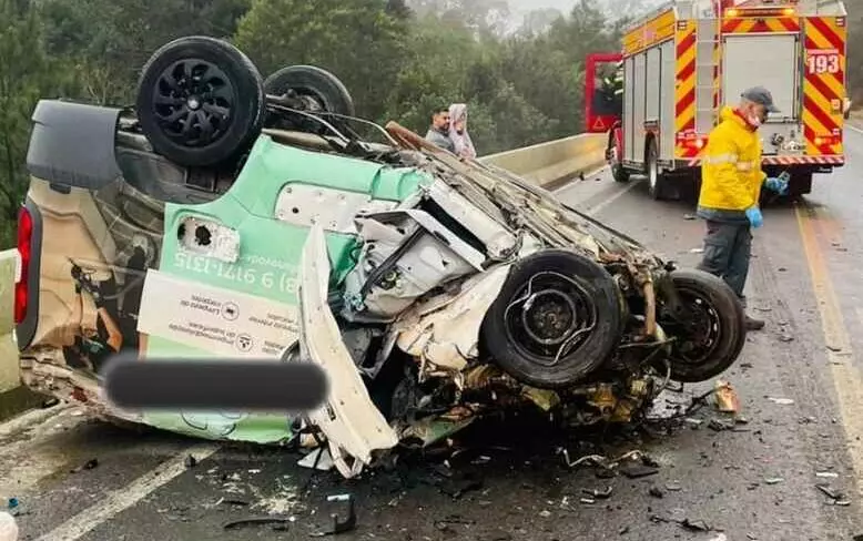 Dois homens morrem durante grave acidente em Lages