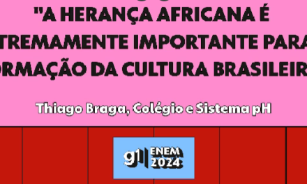 Redação do Enem 2024: a herança africana no Brasil