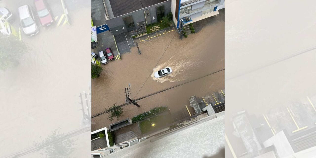 Quais cidades de SC registraram mais chuva em apenas 24 horas