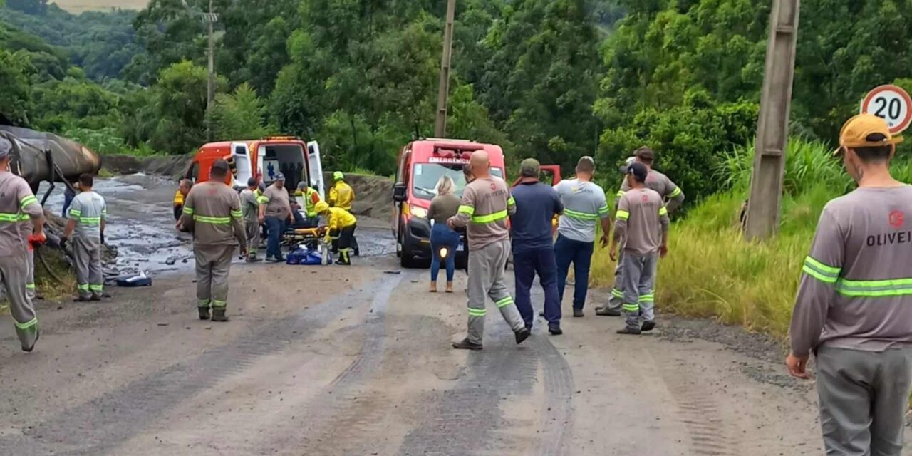 Tanque com produtos químicos explode e deixa feridos em SC