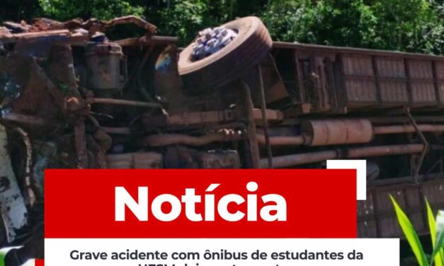 Grave acidente com ônibus de estudantes da UFSM deixa sete mortos