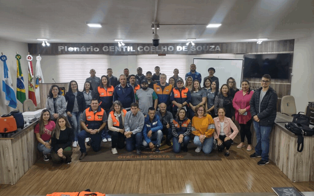 Otacílio Costa realiza primeiro simulado de gestão de desastres