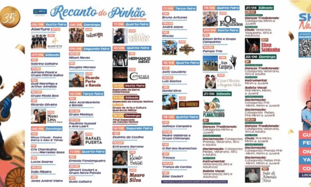 Confira a programação completa da 35ª Festa do Pinhão