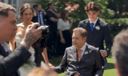 De cadeira de rodas, Faustão leva filha ao altar em casamento neste sábado